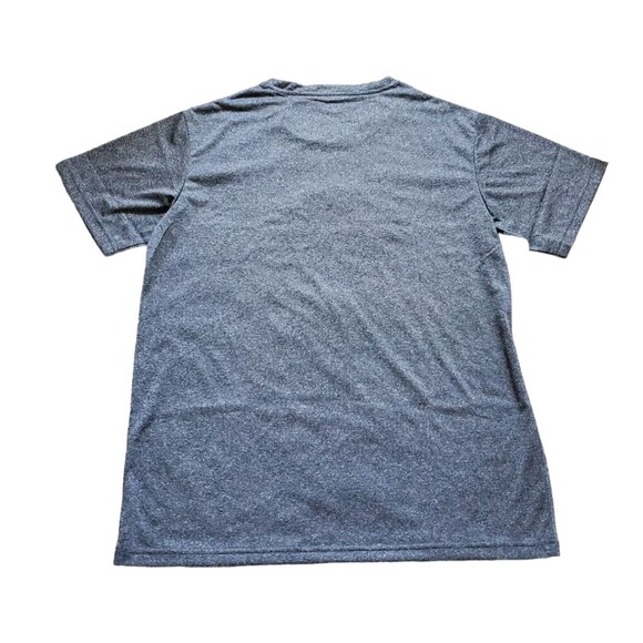 AKAWOOKO T-Shirt Men Medium Gray Heather Short Sleeve Dry Fit Sport Top NWT - Picture 2 of 4